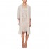 Alex Evenings Women's Short Embroidered Dress with Illusion Jacket