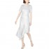 Adrianna Papell Women's Stretch Sequin Asymmetrical Midi Dress