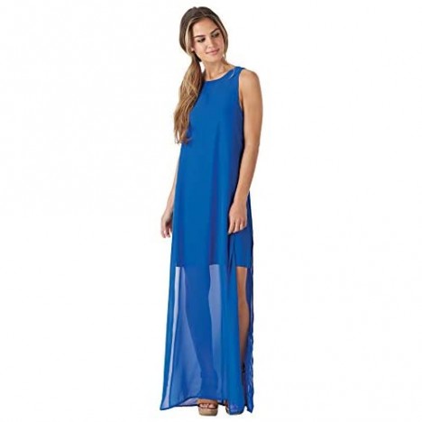 Mud Pie Women Fashion Lapis Blue Gina Maxi Dress