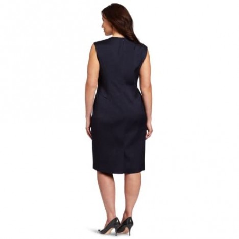 Anne Klein Women's Plus Size Herringbone Dress
