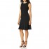Donna Morgan Women's Sleeveless Crepe Fit and Flare Dress