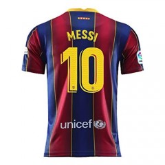 Domjurtd Messi #10 Home 2020/2021 New Season Men's Barcelona Soccer T-Shirts Jersey