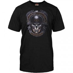 Harley-Davidson Military - Men's Black Skull Graphic T-Shirt - Baghdad | Ghoulish