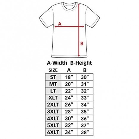 Have It Tall Men's Tall Pocket T Shirt Soft Blend Fabric