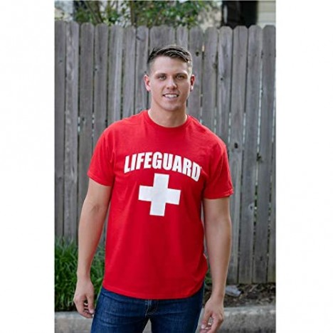LIFEGUARD Officially Licensed Short Sleeve Crew Neck T-Shirt for Men Women Unisex Tee