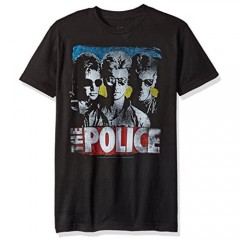 Liquid Blue Men's The Police Greatest Hits Short Sleeve T-Shirt