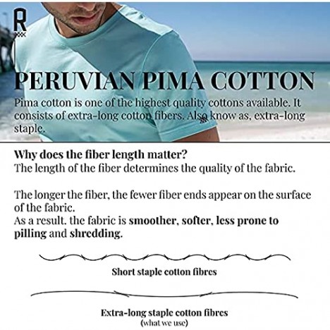 Rhone Men's Eco Element Tee Slim-Fit Organic Peruvian Pima Cotton GOLDFUSION Anti-Odor Technology