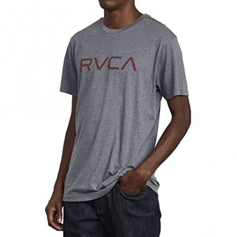 RVCA Men's Red Stitch Graphic Crew T-Shirt