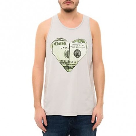 Classy Brand Paper Heart Graphic Tank Top T-Shirt