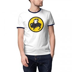 Buffalo Wild Wings Logo Short Sleeve T Shirts Men 100% Cotton Funny Skin-Friendly Shirts