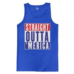 Haase Unlimited Straight Outta - Parody USA Men's Tank Top