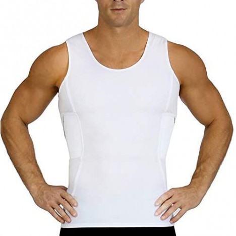 ISPRO TACTICAL Concealment Compression Muscle Tank Top Shirt w/Gun Holster Concealed Carry Handgun Undercover MGT019