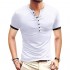 Ebifin Men Henley Shirts Short Sleeve Casual Basic Solid T Shirts