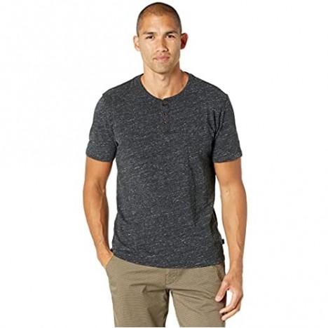 Lucky Brand Men's Short Sleeve Linen Henley Shirt