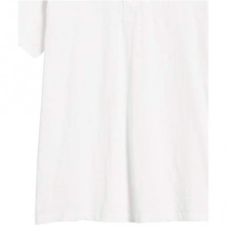 Organic Signatures Short-Sleeve 100% Organic Cotton Lightweight Slub Henley Shirt for Men