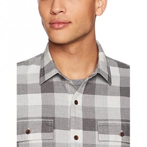Brand - Goodthreads Men's Slim-Fit Long-Sleeve Plaid Herringbone Shirt