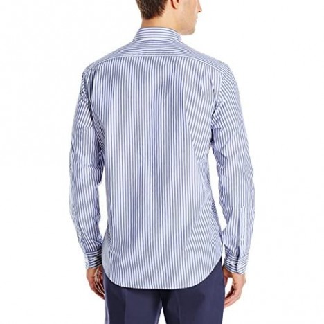 Brand - Goodthreads Men's Standard-Fit Long-Sleeve Banker Striped Shirt