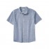  Essentials Men's Big & Tall Short-Sleeve Linen Cotton Shirt fit by DXL