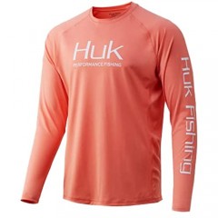 HUK Men's Pursuit Vented Long Sleeve 30 UPF Fishing Shirt