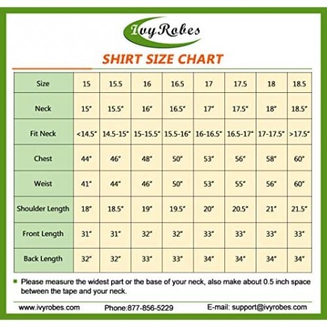 IvyRobes Men's Tab Collar Short Sleeves Clergy Shirts for Priest Pastor Preacher Minister Ideal for Costume
