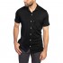 Woolly Clothing Men's Merino Wool Short Sleeve Button Up - Wicking Breathable Anti-Odor
