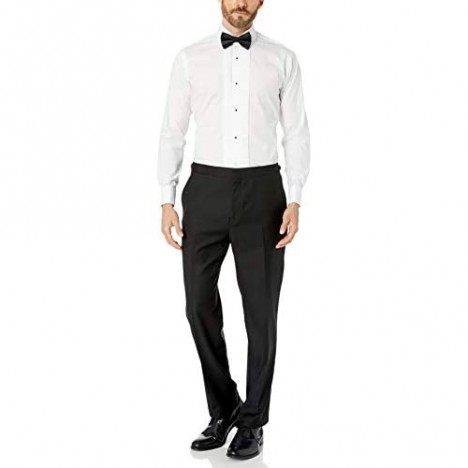 Brand - Buttoned Down Men's Slim Fit Bib-Front Tuxedo Shirt Supima Cotton Easy Care Spread-Collar