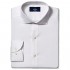  Brand - Buttoned Down Men's Slim Fit Cutaway-Collar Solid Pinpoint Dress Shirt  Supima Cotton Non-Iron