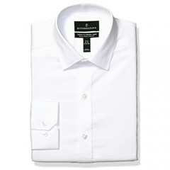 Brand - Buttoned Down Men's Tailored Fit Performance Tech Stretch Dress Shirt Supima Cotton Easy Care