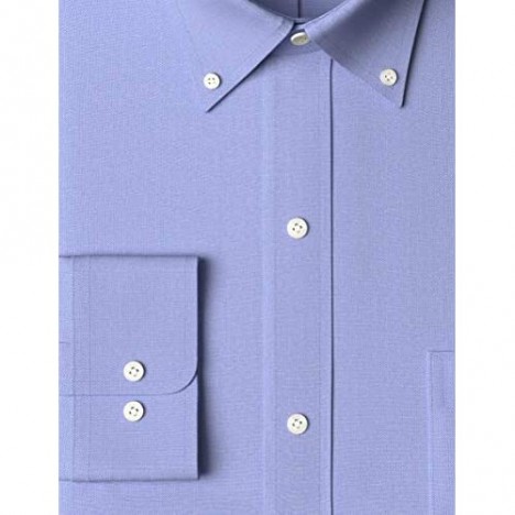 Brand - Buttoned Down Men's Tailored Fit Spread Collar Solid Non-Iron Dress Shirt