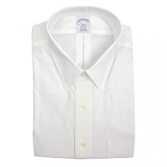 Brooks Brothers Men's Regent Fit Pocket Non Iron Dress Shirt White
