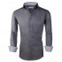 Esabel.C Men's Dress Shirts Long Sleeve Regular Fit Business Casual Button Down Shirts