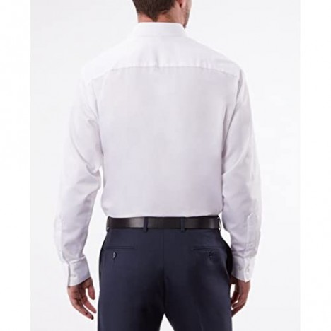 Geoffrey Beene Men's Regular Fit Sateen Solid Dress Shirt