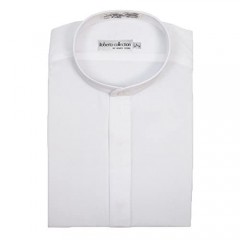 Henry Segal Men's Banded Collar Dress Shirt