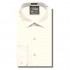 Luxe Microfiber Mens Regular Fit Solid Dress Shirt  Spread Collar - Style Denny