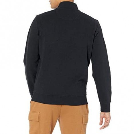 Essentials Men's Lightweight French Terry Quarter-Zip Mockneck Sweatshirt