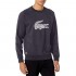 Lacoste Men's Graphic Croc Fleece Crewneck Sweatshirt