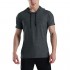 Uni Clau Fashion Men Athletic Hoodies Sweatshirt Pullover Gym Workout Muscle Hoodie T Shirt