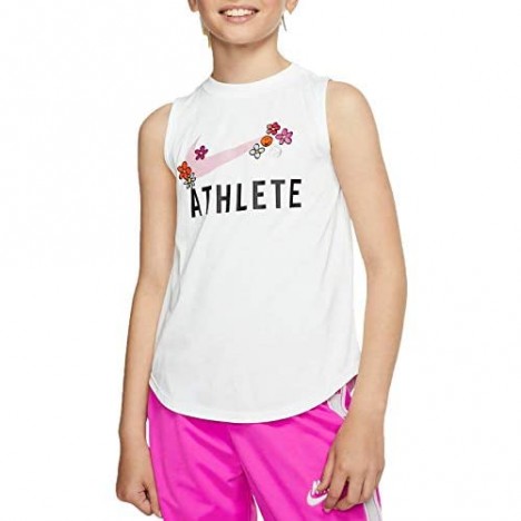 Nike Sportswear Girl's Athlete Dri-Fit Tank Top Sleeveless Shirt