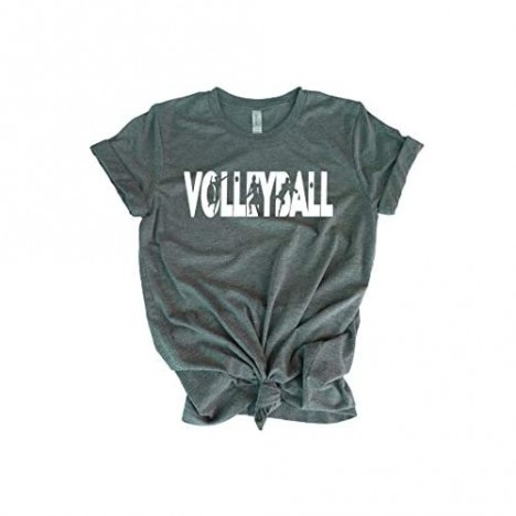 Running On The Wall Volleyball Tee Shirt - Volleyball Player Teen Girls t-Shirt Gift