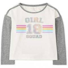 The Children's Place Big Girls Long Sleeve Graphic Tops