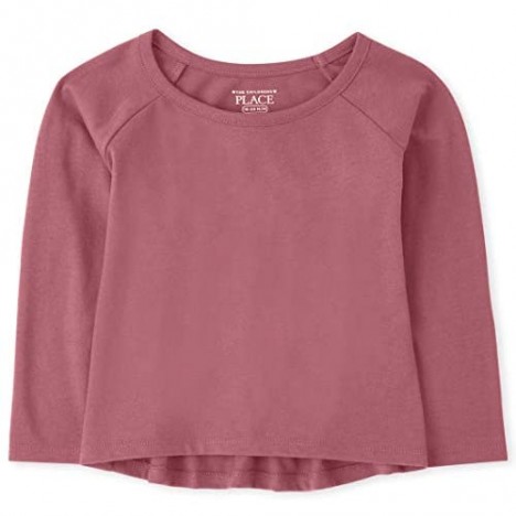 The Children's Place Girls' Baby and Toddler Basic Layering Tee