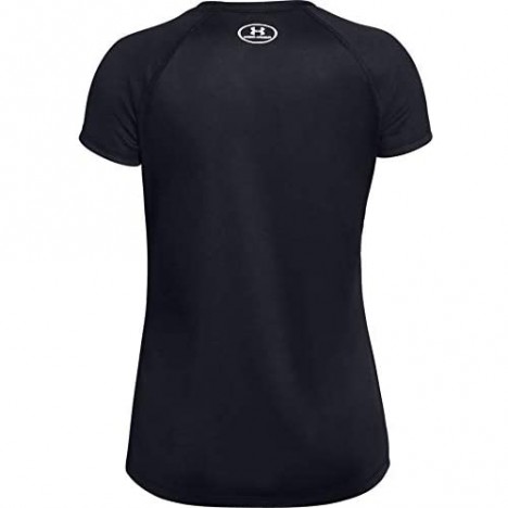 Under Armour Girls’ Big Logo Solid Short Sleeve T-Shirt