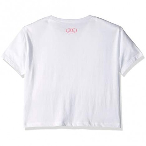 Under Armour Girls' Print Fill Logo Short Sleeve T-Shirt