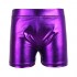ACSUSS Girls Gymnastic Ballet Dance Metallic Shorts Stretchy Wide Waistband Workout Fitness Sports Trunks Activewear