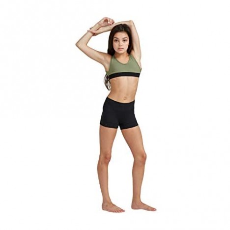 JO + JAX Bandit Booty Short | Dance and Activewear Short with Wide Waist Band for Girls