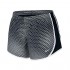 Nike Girl's Dry Micro Master Printed Tempo Shorts (Black  Large)