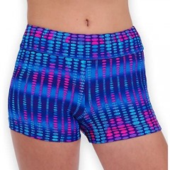 Pelle Gymnastics and Dance Shorts - Electric Pulse/Blue - C Small
