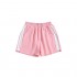 Romwe Girl's Colorblock Workout Shorts Elastic Waist Running Sport Shorts with Pocket