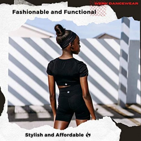 Werk Dancewear Youth Bike Shorts - Fashionable Activewear Designed for Dance