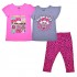 Children's Apparel Network  Ltd. LOL Surprise Girl's 3-Pack Printed Tee  Sleeveless Shirt and Leggings Set for Kids